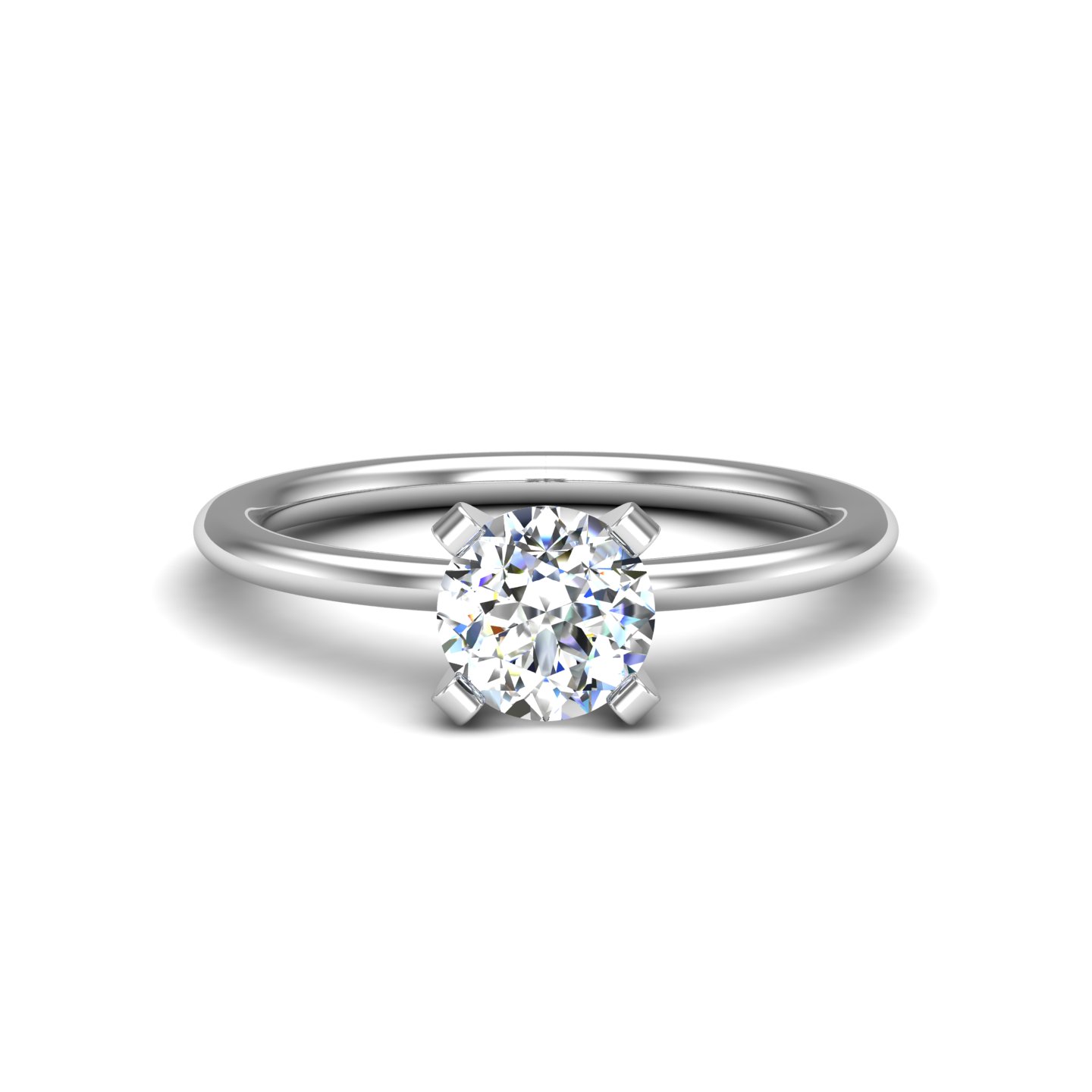 Korman Signature Kinley 4 Prong Solitaire Semi Mount Engagement Ring